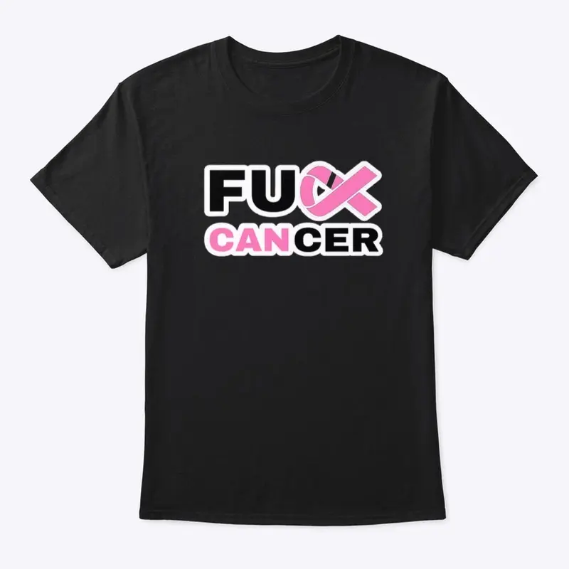 FU*K Cancer Blk Tee